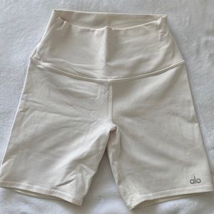 ALO yoga biker shorts. Matching top available.